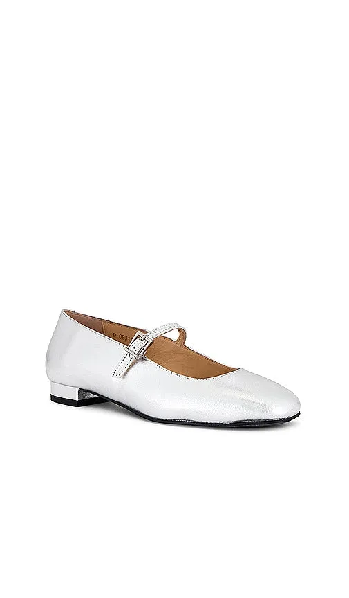 ALOHAS Por Do Sol Flat in Metallic Silver