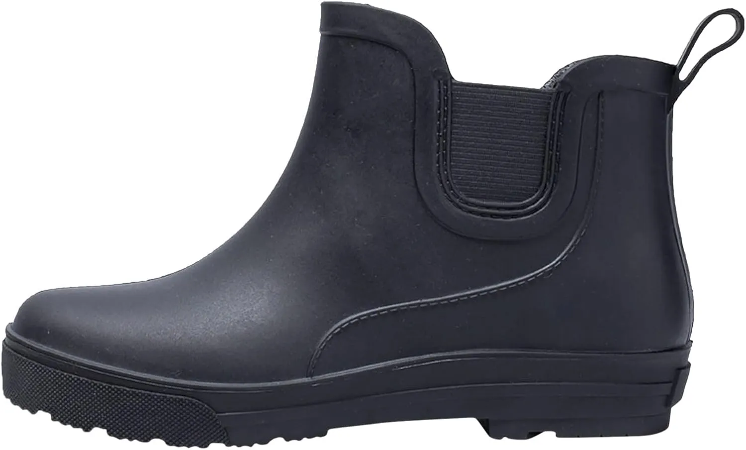 AMDBEL Ankle Rain Boots for Women Waterproof Women's Garden Shoes Anti-Slipping Chelsea Rainboots for Ladies Comfortable Insoles Stylish Light Ankle Rain Shoes Matte Outdoor Work Shoes