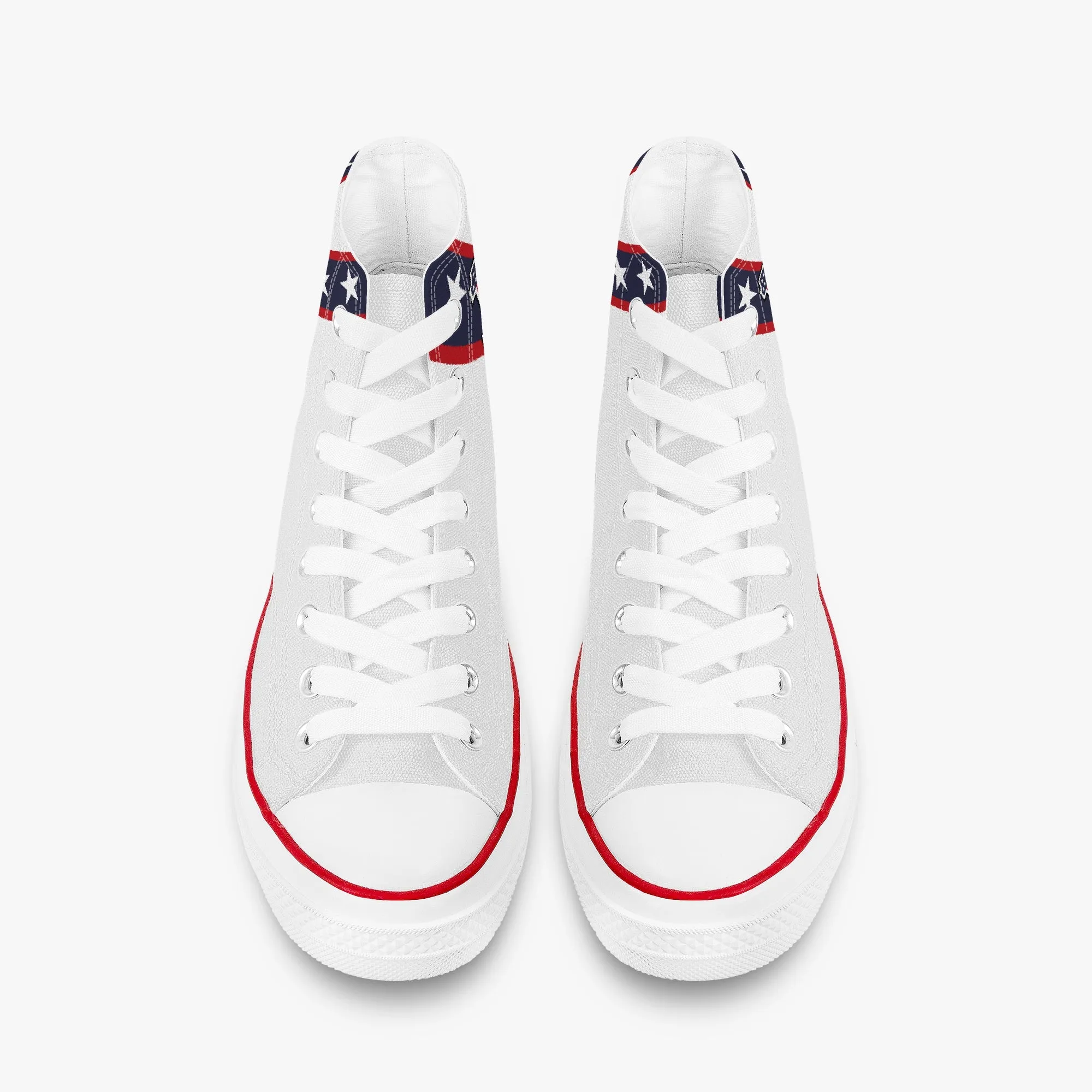 American Daredevil Stuntman High Top Canvas Sneakers