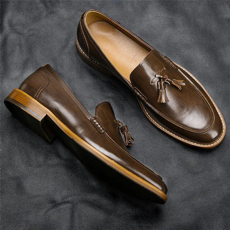 Anton  Formale Herren Loafers aus veganem Leder