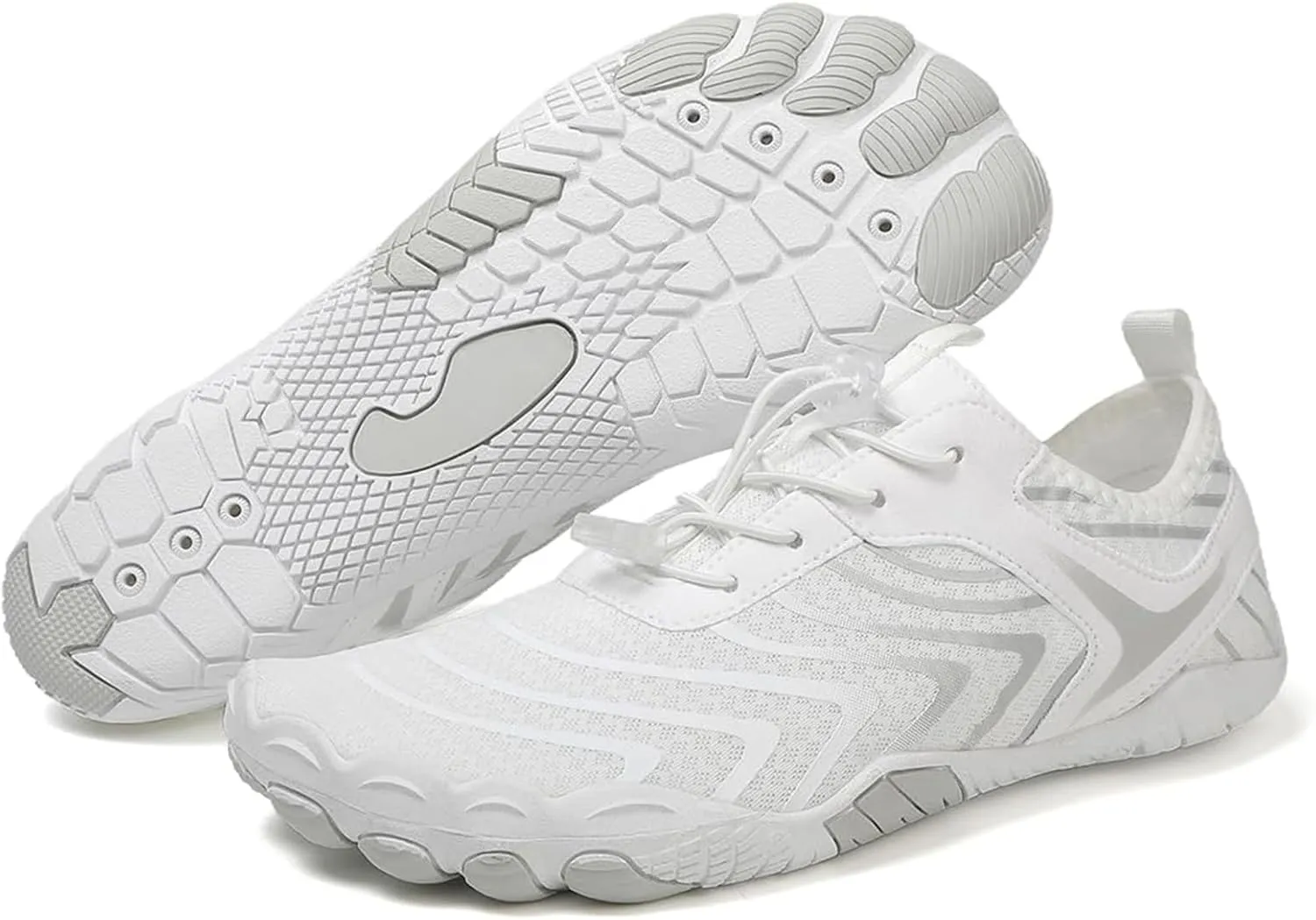 Breathable Barefoot Shoes for Women Men, Pro Barefoot Shoes with Wide Toe Box Healthy & Non-Slip Barefoot Shoes Unisex, Grounded Footwear Barefoot Walking Shoes, Athletic Outdoor Hiking Footwear