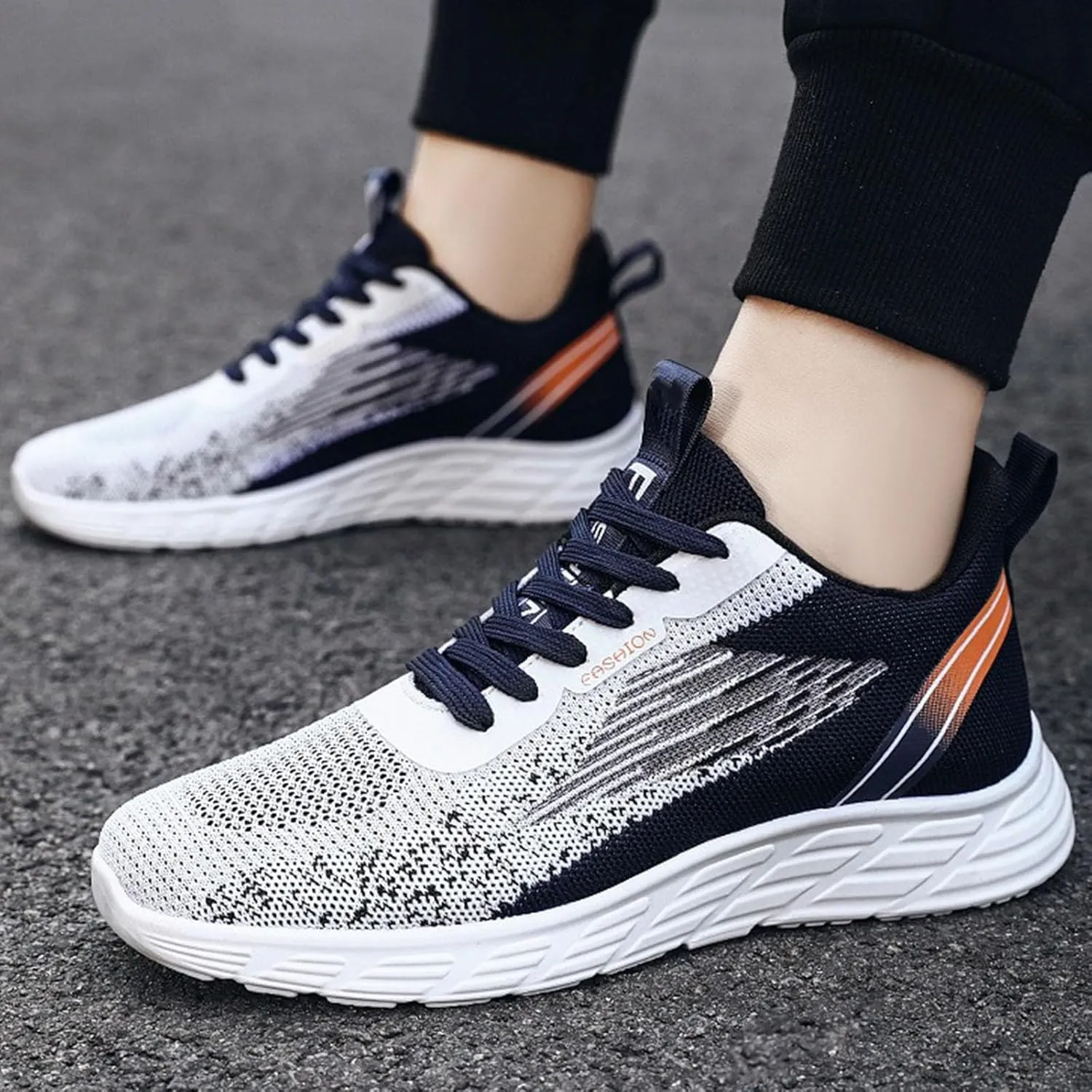 Breathable Slip on Shoes for Men Slip-On Comfortable Light-Weight Shoe Comfortable & Light-Weight Stretch Shoes