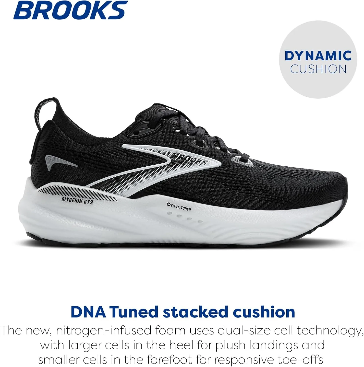 Brooks Mens Glycerin GTS 22 Supportive Running Shoe