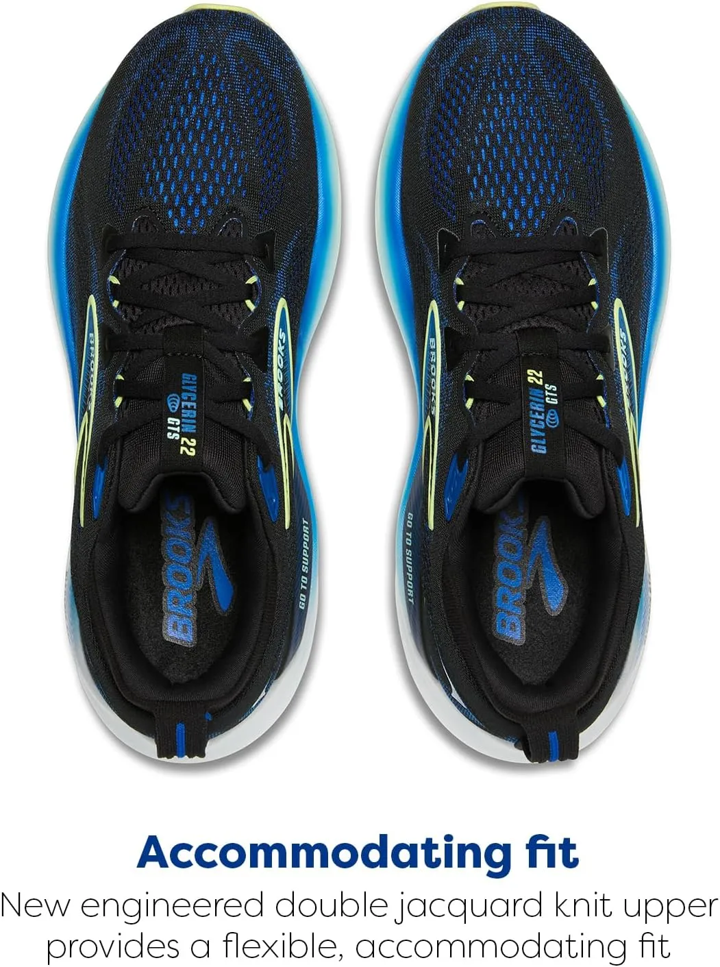 Brooks Mens Glycerin GTS 22 Supportive Running Shoe