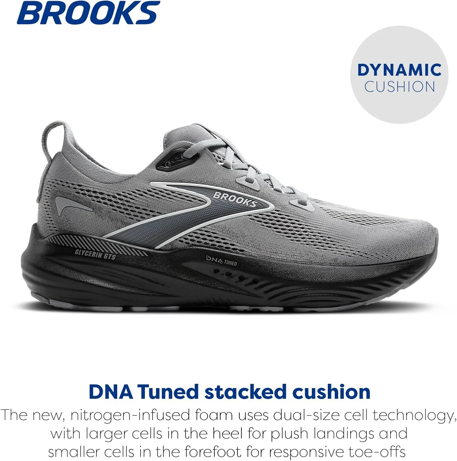 Brooks Mens Glycerin GTS 22 Supportive Running Shoe