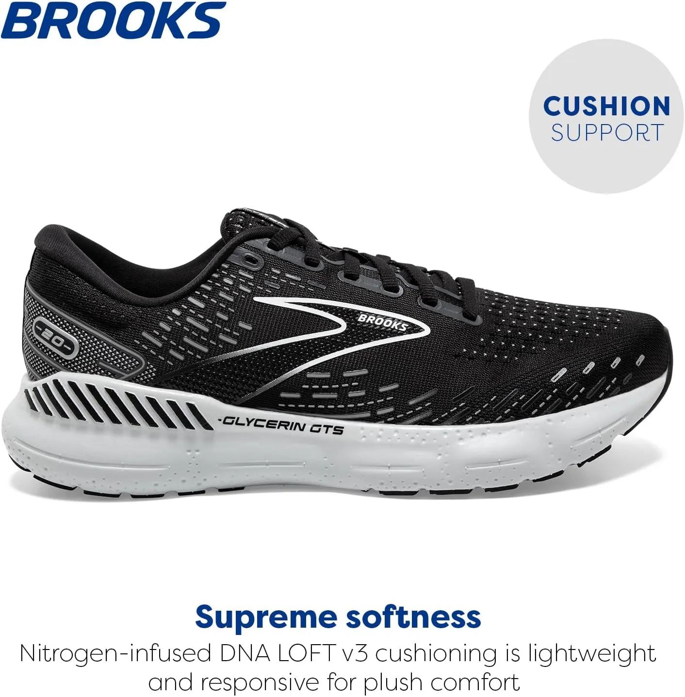 Brooks Women's Glycerin GTS 20 Supportive Running Shoe