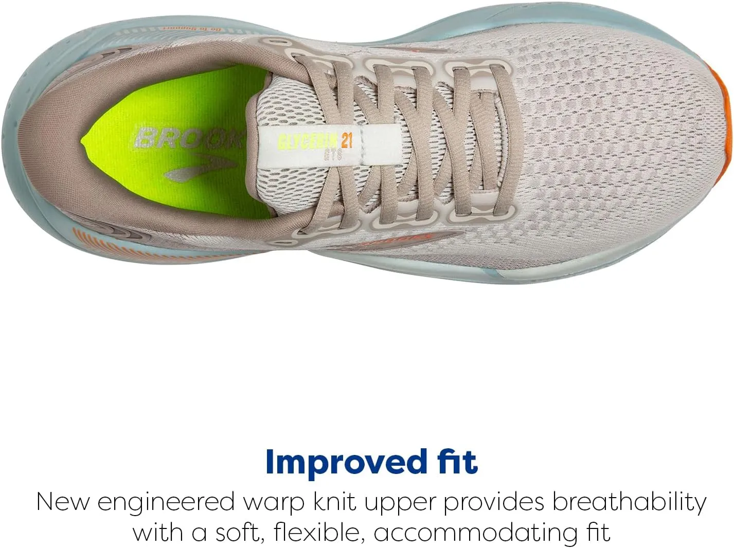 Brooks Womens Glycerin GTS 21 Supportive Running Shoe