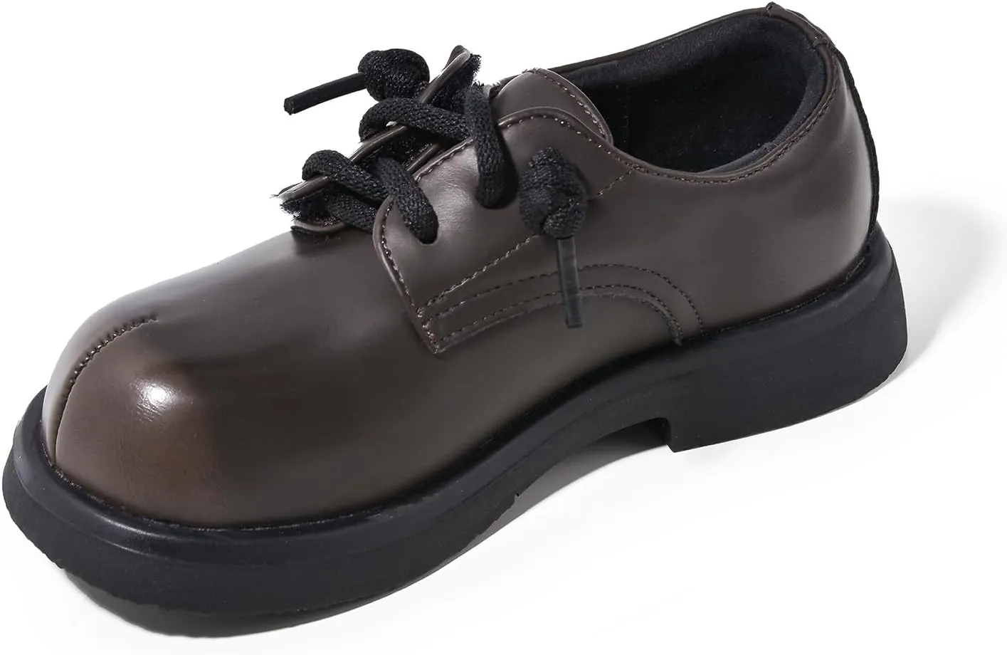 Classic Oxford Dress Shoes, Lace-up School Uniform Shoes, Black