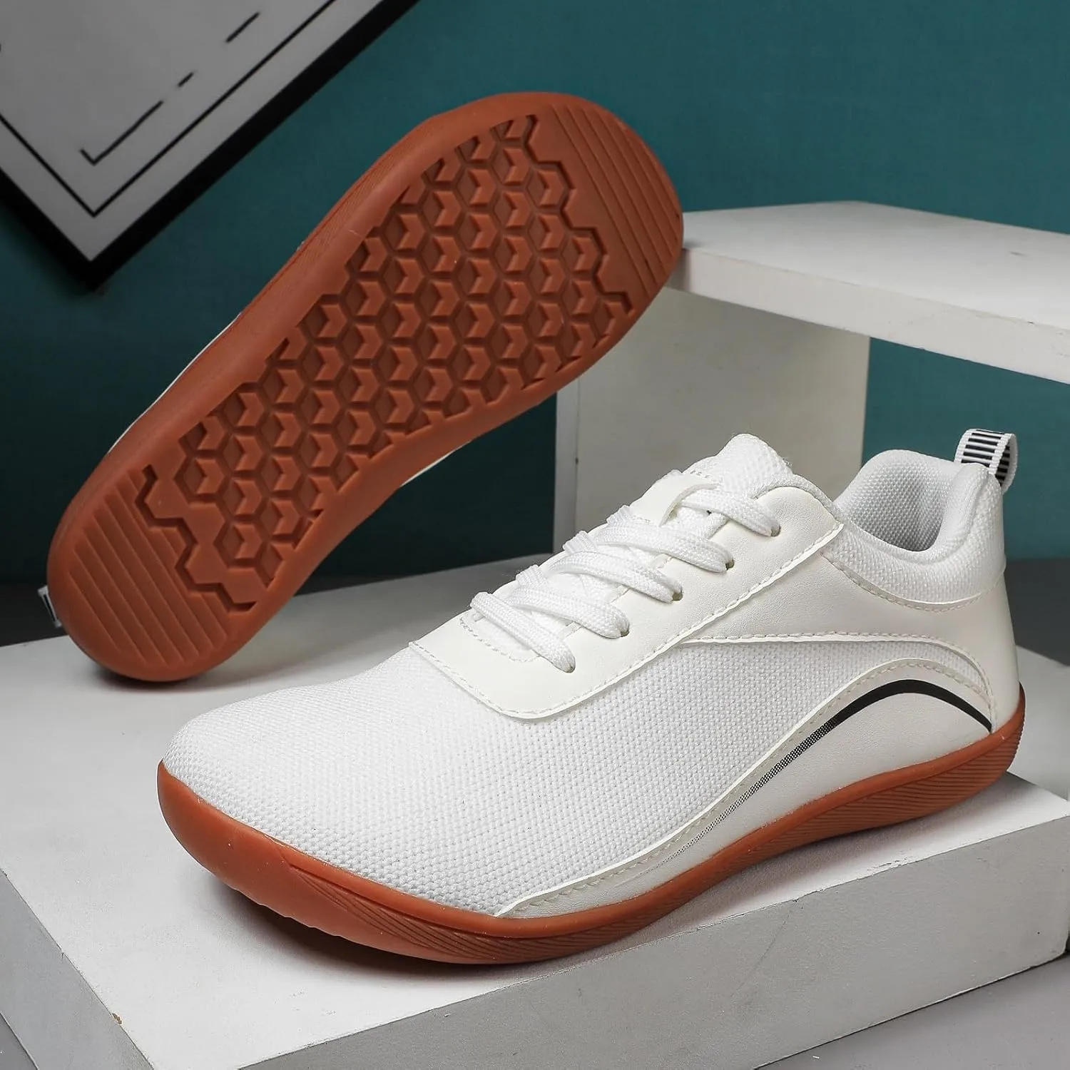Fashion Sport Shoes for Men Breathable and Light Outdoor Comfy Walking Shoe Men's Lightweight Cushion Sneakers
