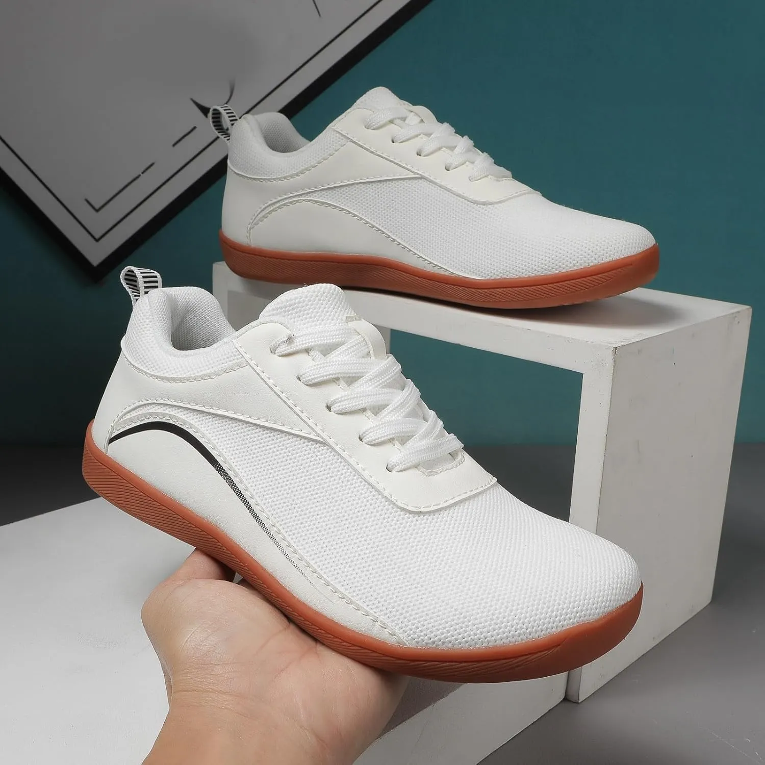 Fashion Sport Shoes for Men Breathable and Light Outdoor Comfy Walking Shoe Men's Lightweight Cushion Sneakers
