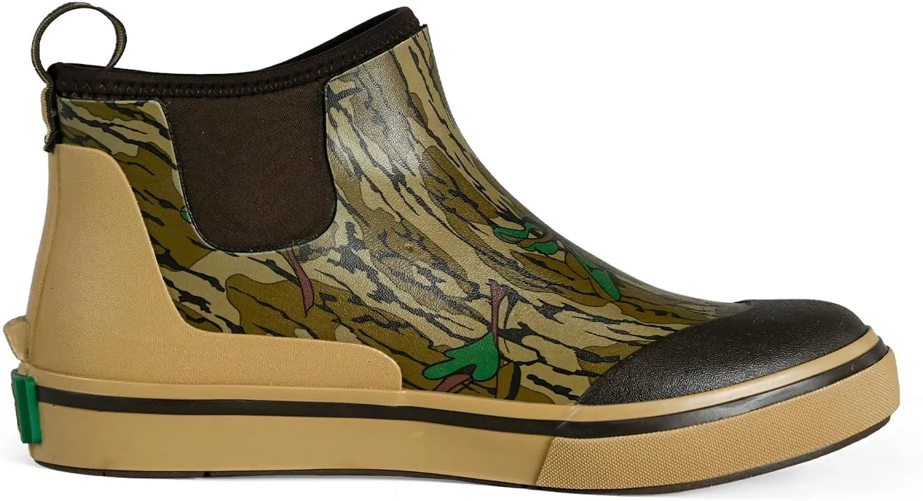Gator Waders Men's Camp Boots - Durable Slip-Resistant Neoprene Lined Waterproof Ankle Boots for Camping, Fishing & Hiking