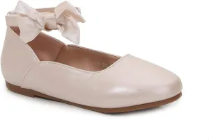 Girls/Toddlers Toddler Ballet Flats Mesh Bow Scallop Ankle Strap Dress Dress Dress Flats Cute Flower Girl Shoes