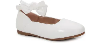 Girls/Toddlers Toddler Ballet Flats Mesh Bow Scallop Ankle Strap Dress Dress Dress Flats Cute Flower Girl Shoes