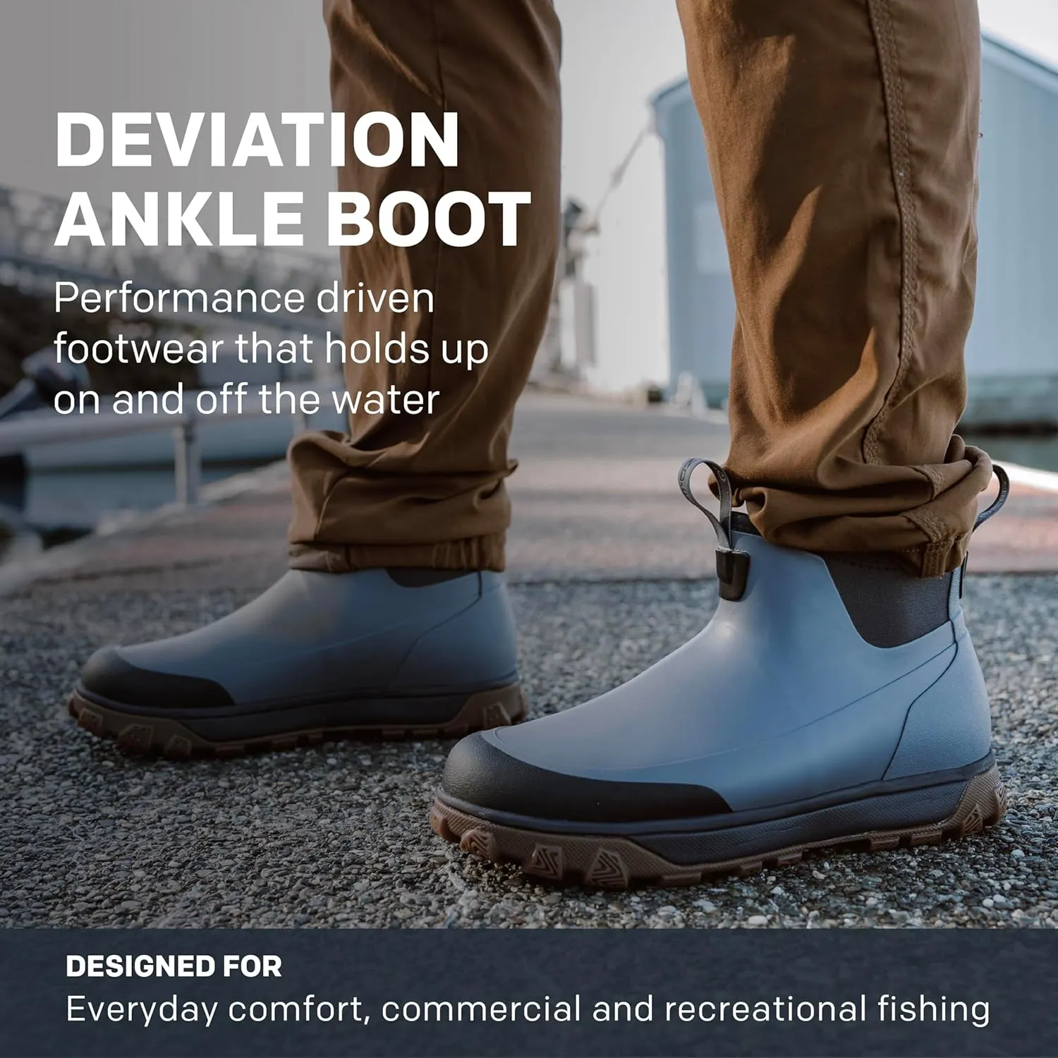 Grundens Mens Deviation 6 Ankle Boot | Durable, Waterproof