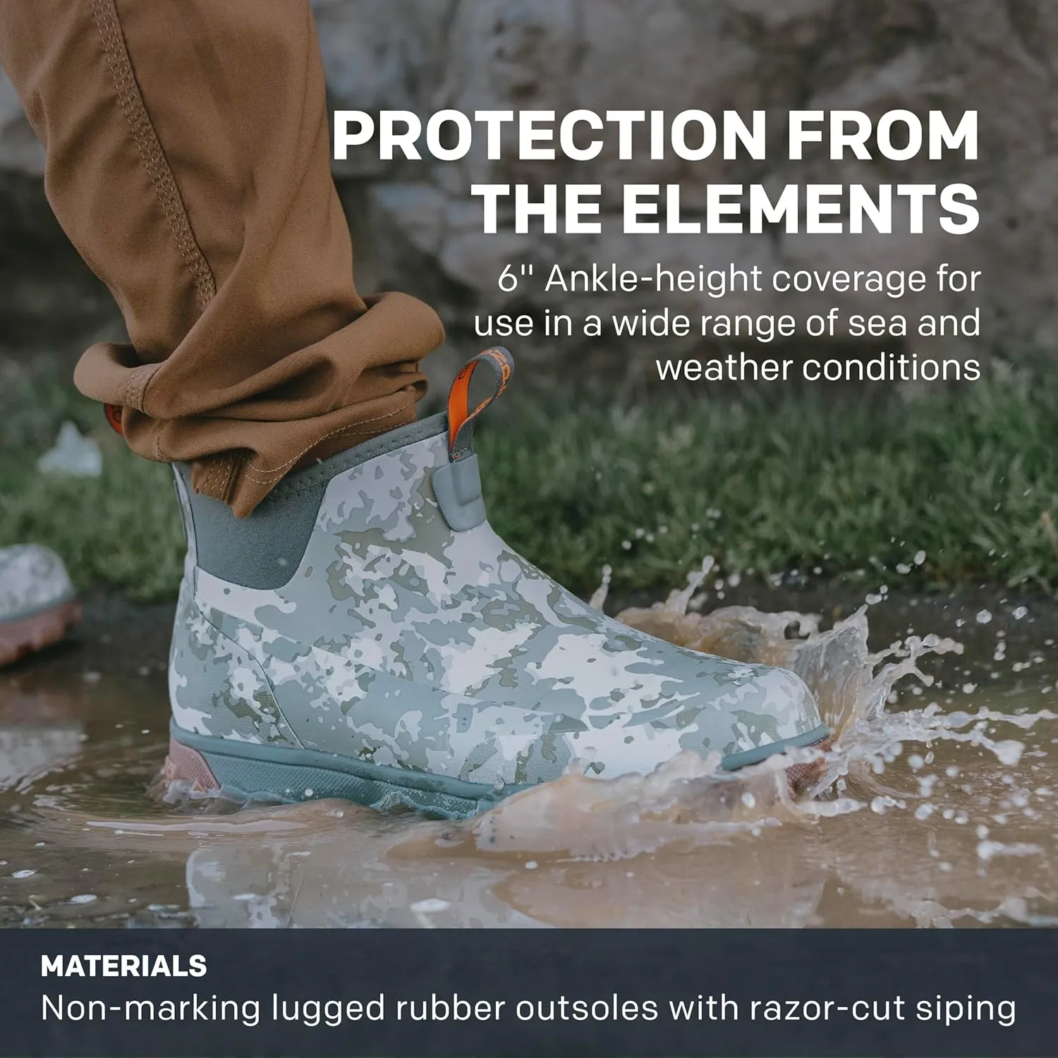 Grundens Mens Deviation 6 Ankle Boot | Durable, Waterproof