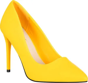 ILLUDE Women's High Heel Pumps Stiletto Heels Pointed Toe Pumps Shoes - Nancy