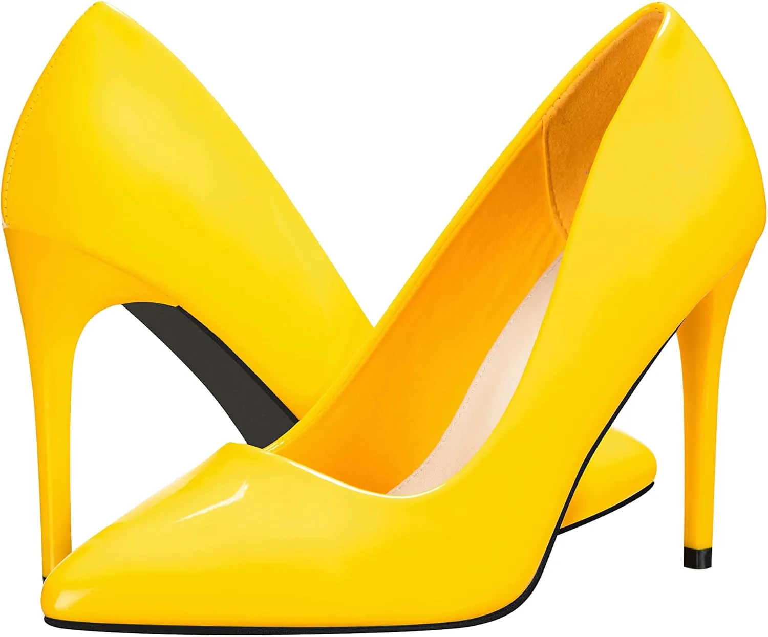 ILLUDE Women's High Heel Pumps Stiletto Heels Pointed Toe Pumps Shoes - Nancy