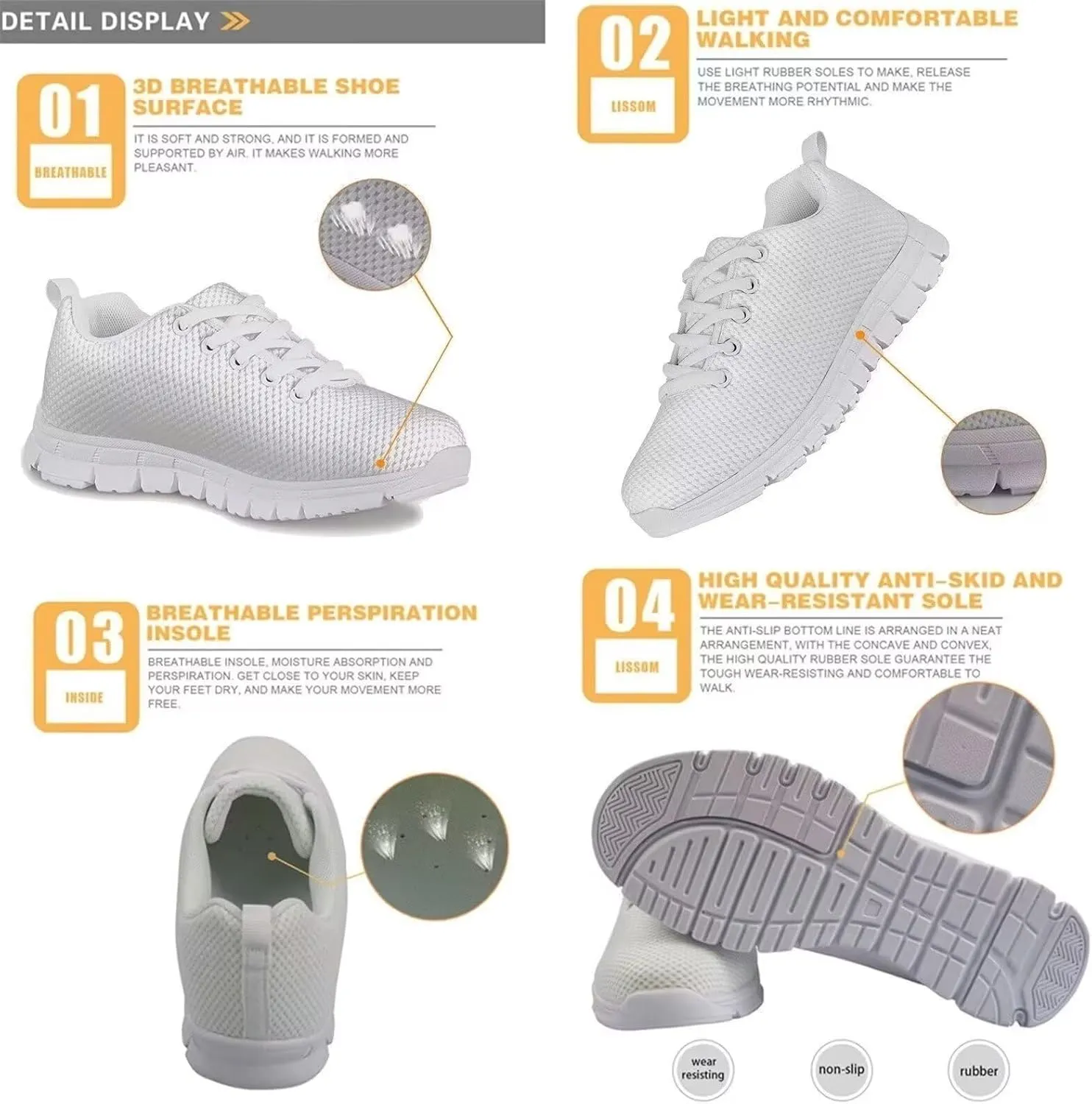 Kids Animals Sneaker Soft Lightweight Breathable Lace-Up Tennis Shoes for Litter Kids Anti-Slip School Athletic Outdoor Footwear Running Shoes for Big Kid US 11-5