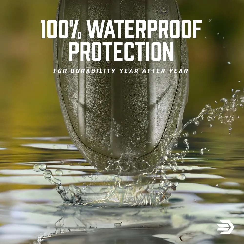 LaCrosse ZXT Irrigation 26" Hip Waders for Men - Waterproof, Durable Rubber Boots for Men with Adjustable Strap & Traction Outsole