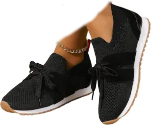 Ladmiple Running Shoes For Women Walking Shoes Lightweight Jogging Sneakers Classic Casual Slip On Athletic Gym Tennis Shoes