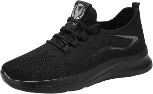 Lightweight Arch Support Sneakers for Men Lace Up Comfortable Light-Weight Shoe Arch Support Plantar Fasciitis