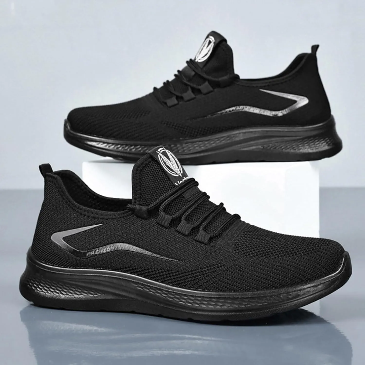 Lightweight Arch Support Sneakers for Men Lace Up Comfortable Light-Weight Shoe Arch Support Plantar Fasciitis