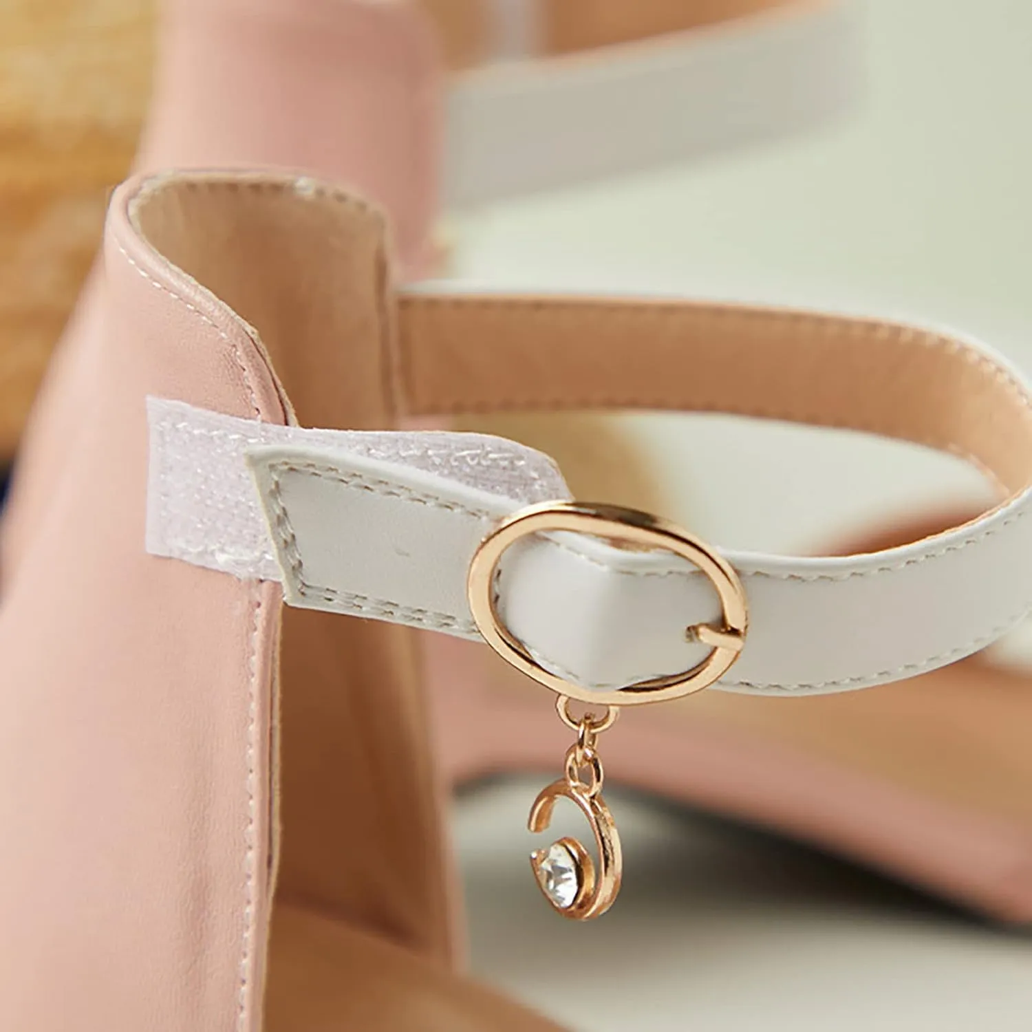 Little/big Kids Dress Shoes Pumps Low Heels Flower Open Toe Sandals Flower Wedding Water Sandals Toddler