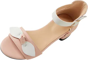 Little/big Kids Dress Shoes Pumps Low Heels Flower Open Toe Sandals Flower Wedding Water Sandals Toddler