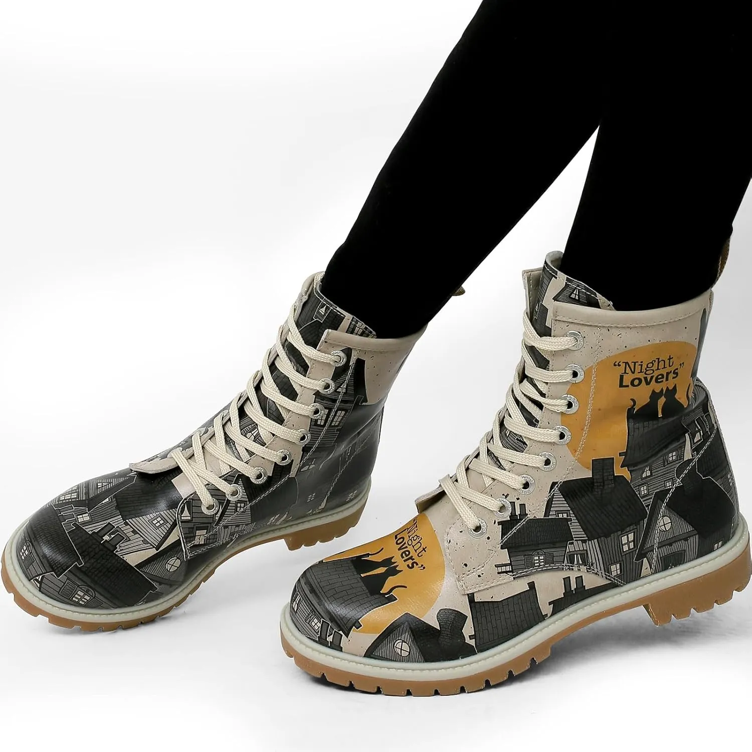 Long Boots for Women  Vegan Leather and Unique Design Womens Winter Boots, Comfortable and Stylish Womens Boots
