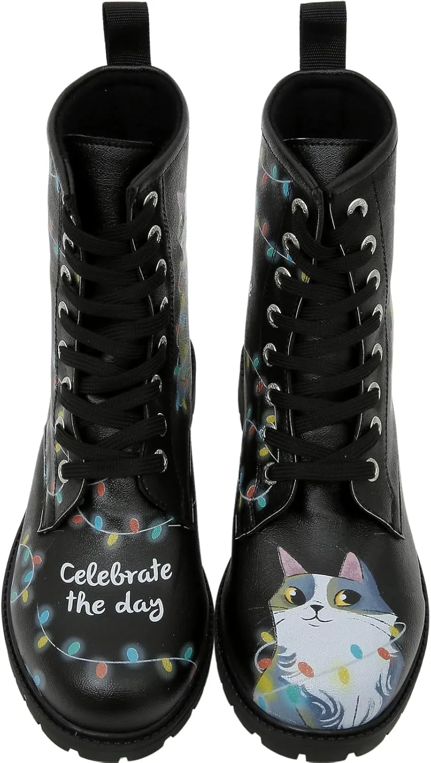 Long Boots for Women  Vegan Leather and Unique Design Womens Winter Boots, Comfortable and Stylish Womens Boots