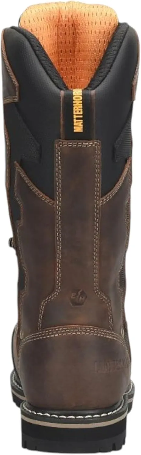 Matterhorn Mens I-Beam 12 WP Carbon Comp Toe D30 Internal Metguard, EH Rated, Durable Leather, Slip-Resistant Outsole