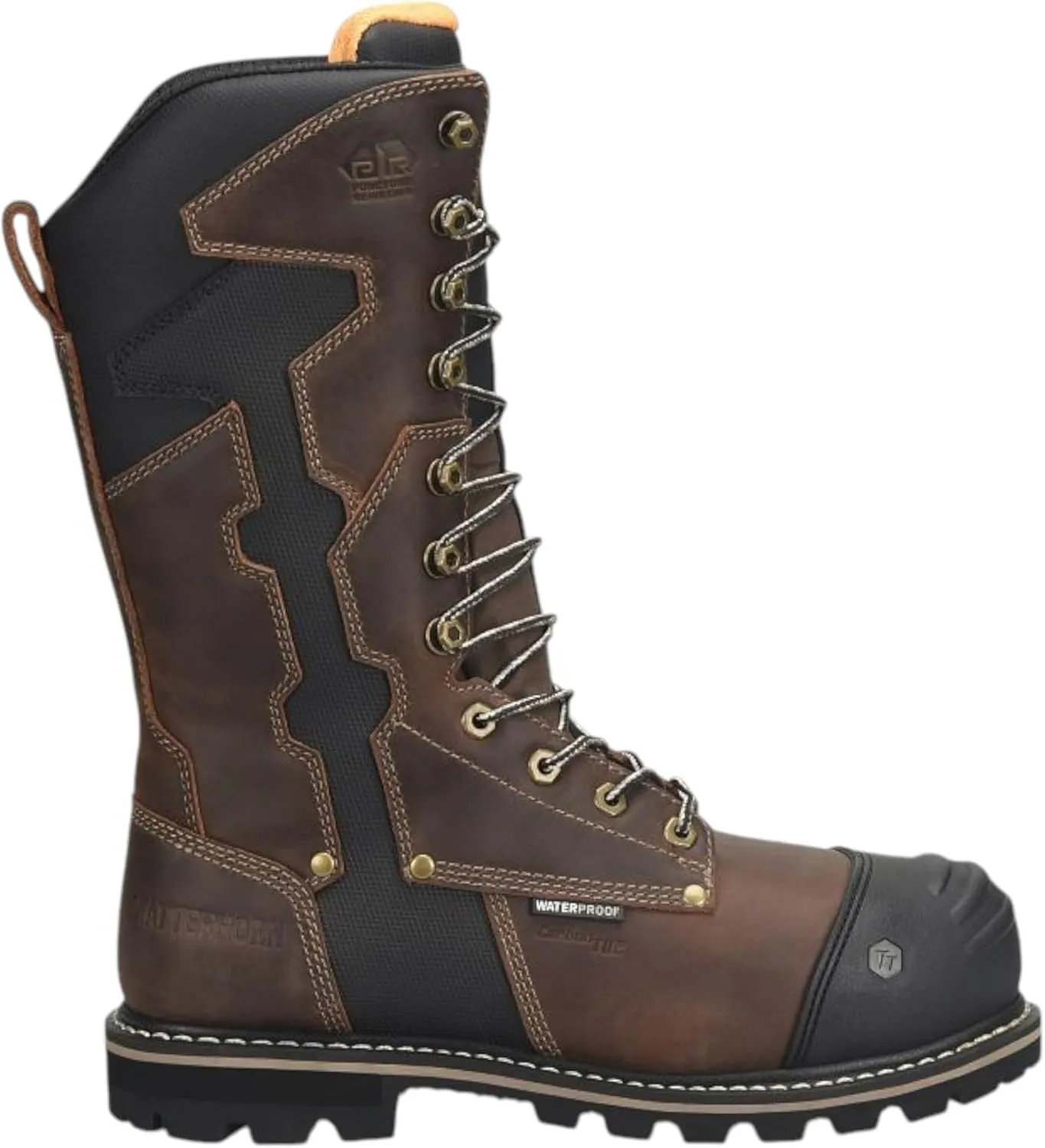Matterhorn Mens I-Beam 12 WP Carbon Comp Toe D30 Internal Metguard, EH Rated, Durable Leather, Slip-Resistant Outsole