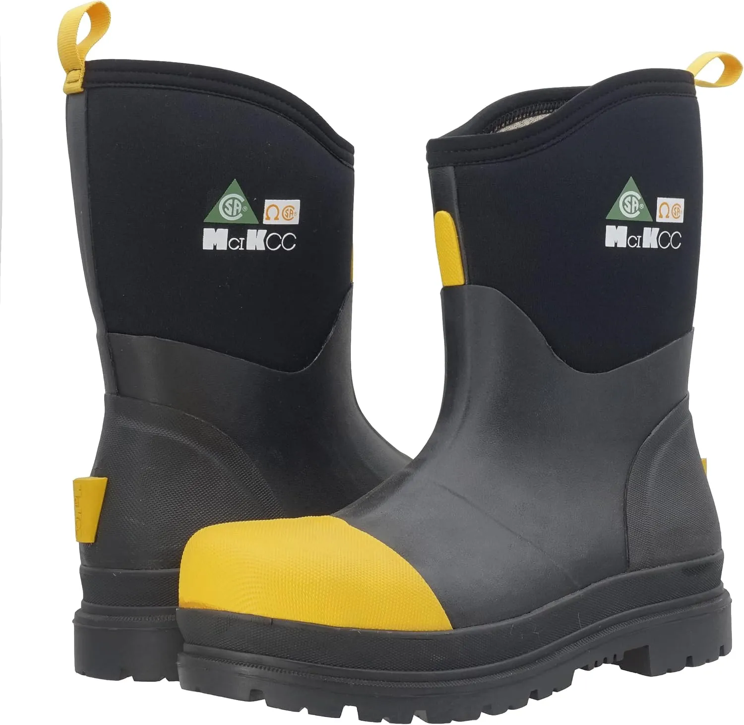 MCIKCC Safety Waterproof Work Boots Professional Industrial Constructions Neoprene Rubber Boot Durable Protective Footwear