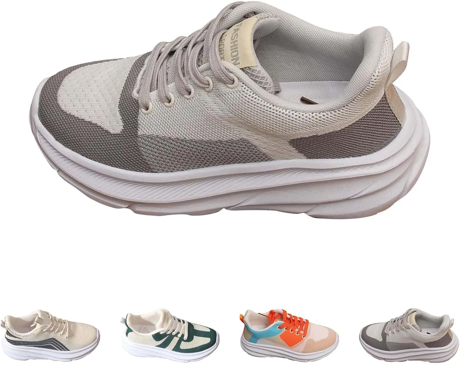 Men Women Non Slip Running Sneakers Ultra Light Breathable Walking Fashion Sneakers Mesh Workout Sports Shoes