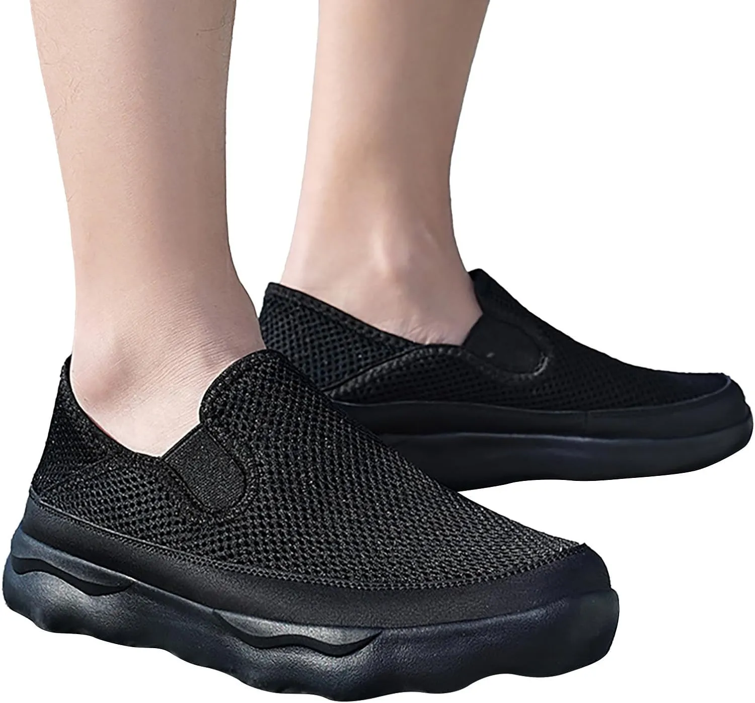 Men's Arch Support Insole Shoes Comfortable Breathable Slip On Sneaker Comfortable & Light-Weight Stretch Shoes