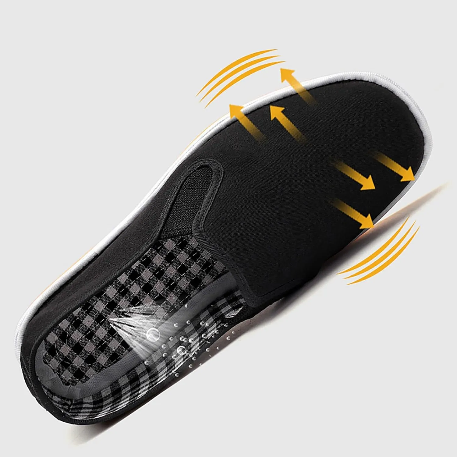 Men's Classic Casual Walking Shoes Supportive Running Athletic Sneaker Comfortable & Light-Weight Stretch Shoes