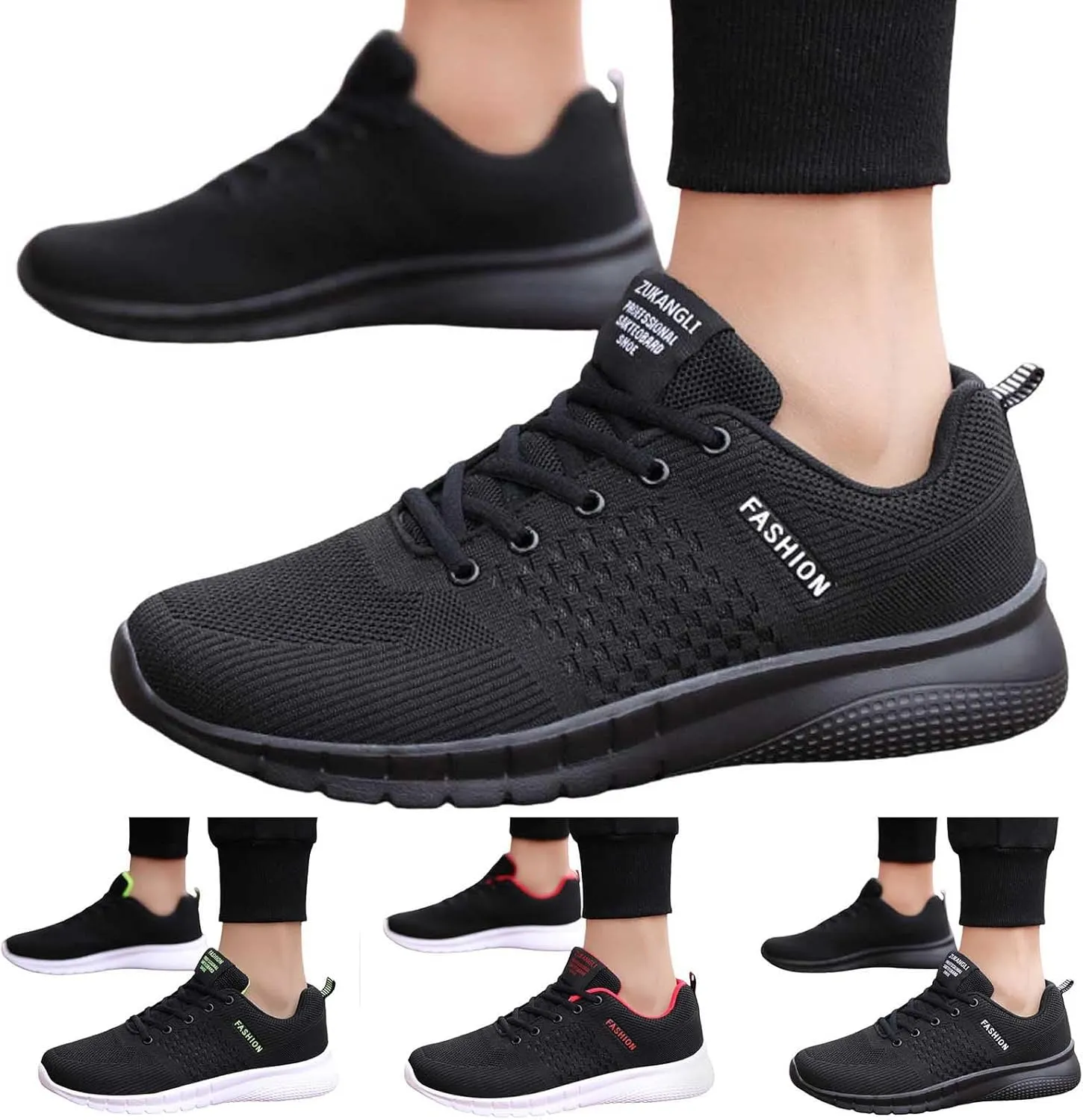 Mens Lightweight Minimalist Shoes Breathable and Light Outdoor Comfy Walking Shoe Lightweight Minimalist Shoes
