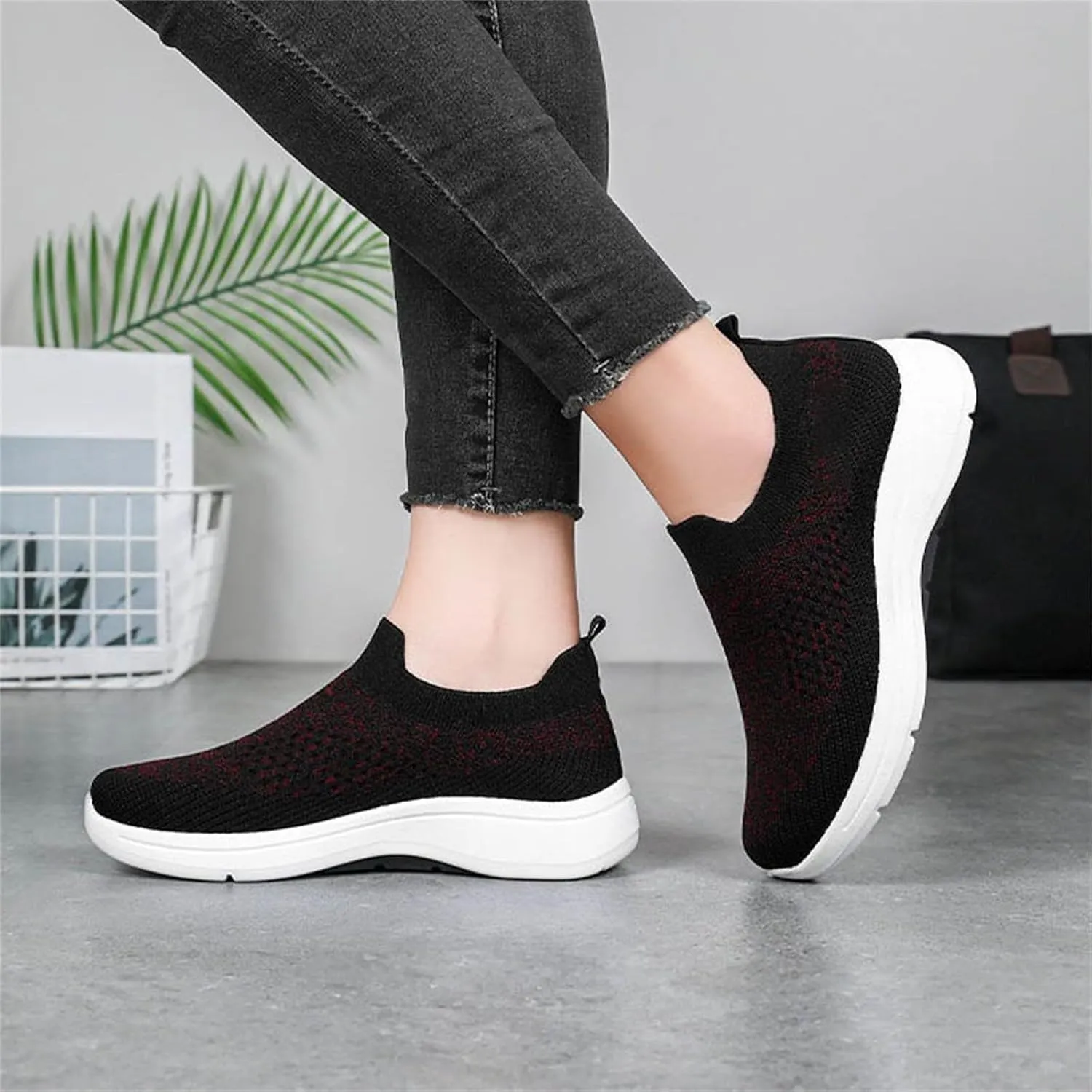 Mens Oxfors Casual Fashion Slip on Shoes Dress Business Sneakers Mesh Comfortable Lightweight Workout Footwear