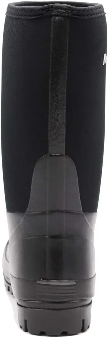 Men's Rain Boots Rubber Hunting Insulated Waterproof Slip Resistant Neoprene Black Outdoor Snow Durable Boots