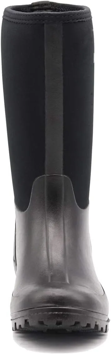 Men's Rain Boots Rubber Hunting Insulated Waterproof Slip Resistant Neoprene Black Outdoor Snow Durable Boots