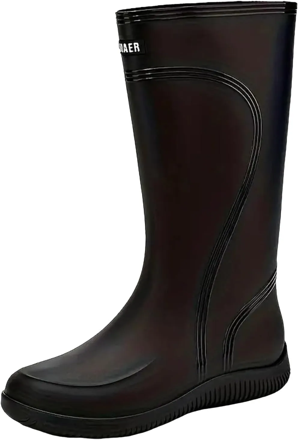 Men's Waterproof Knee Rain Boots Non Slip Strudy Rain Boots High-Performance Farming Shoes Durable Mud Working Shoes Comfortable Insole Garden Shoe Men Car Washing Shoe