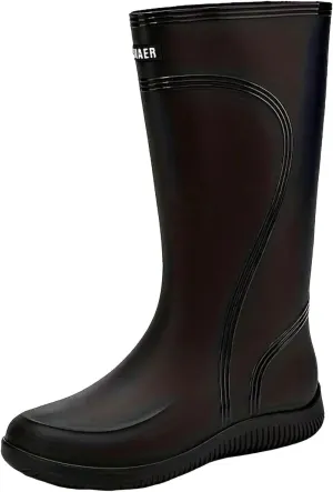 Men's Waterproof Knee Rain Boots Non Slip Strudy Rain Boots High-Performance Farming Shoes Durable Mud Working Shoes Comfortable Insole Garden Shoe Men Car Washing Shoe