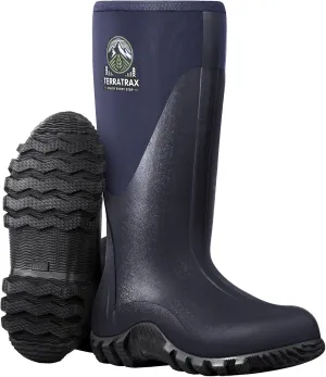 Men's Waterproof Rubber Muck Rain and Work Boot  Durable 6mm Neoprene Insulated, Ideal for Fishing Hunting & Farming