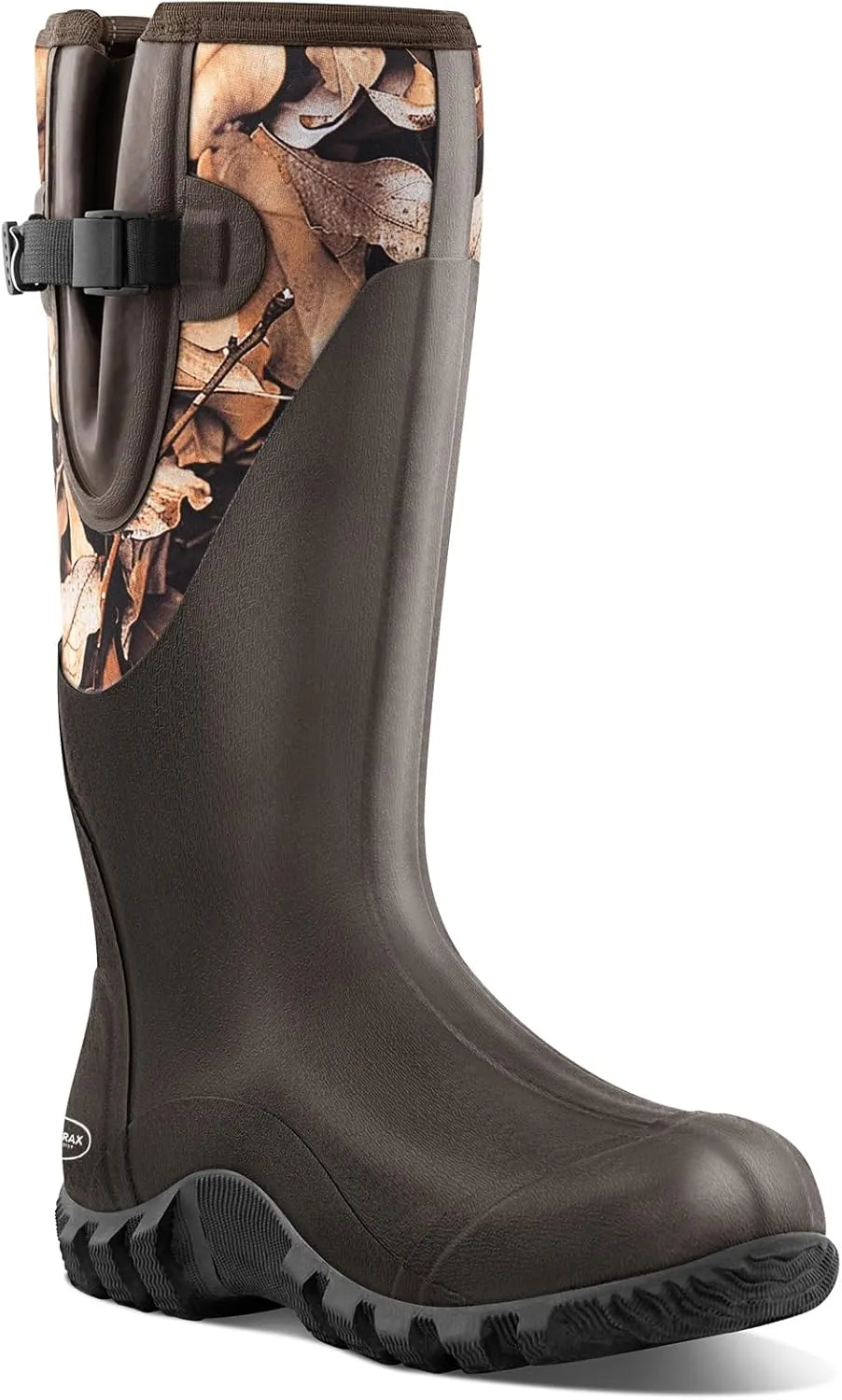 Men's Waterproof Rubber Muck Rain and Work Boot  Durable 6mm Neoprene Insulated, Ideal for Fishing Hunting & Farming