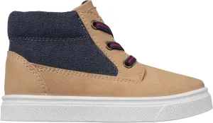 Oomphies Oliver Hi-Top Sneakers for Boys  Stylish Pull-On Boots with Elastic Laces, Cushioned Footbed & Durable Rubber Sole