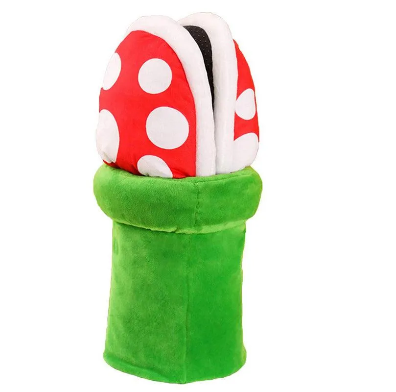 Piranha Slippers Flower Fruit Pillow Shoes Plush Cute Two-dimensional Toy Doll