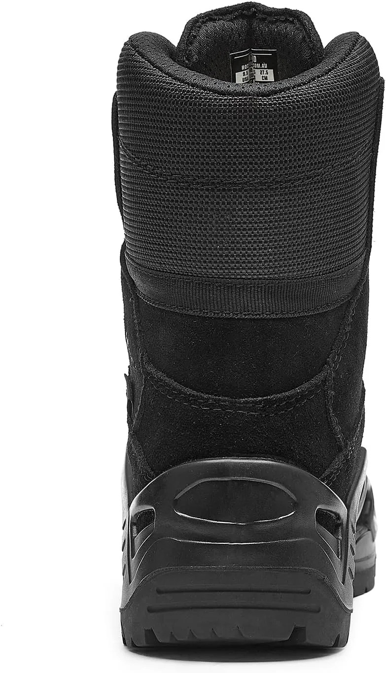 ROCKROOSTER Tactical Boots for men, Comfortable Anti-Fatigue Tech, Durable, Quick Dry Combat Boots