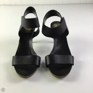Sandals Heels Kitten By Vince Camuto In Black, Size: 8
