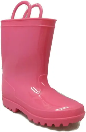 SkaDoo Pink Kids Waterproof Rain Boots  Durable, Non-Slip Wellies for Toddlers & Children 10 M US Toddler