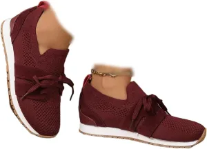 Slip On Sneakers Women Arch Support Walking Shoes Lightweight Running Jogging Classic Casual Athletic Tennis Shoes